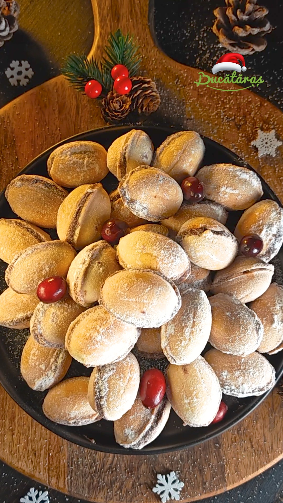 Nuci umplute cu cremă de cacao - Deliciul fraged al copilăriei