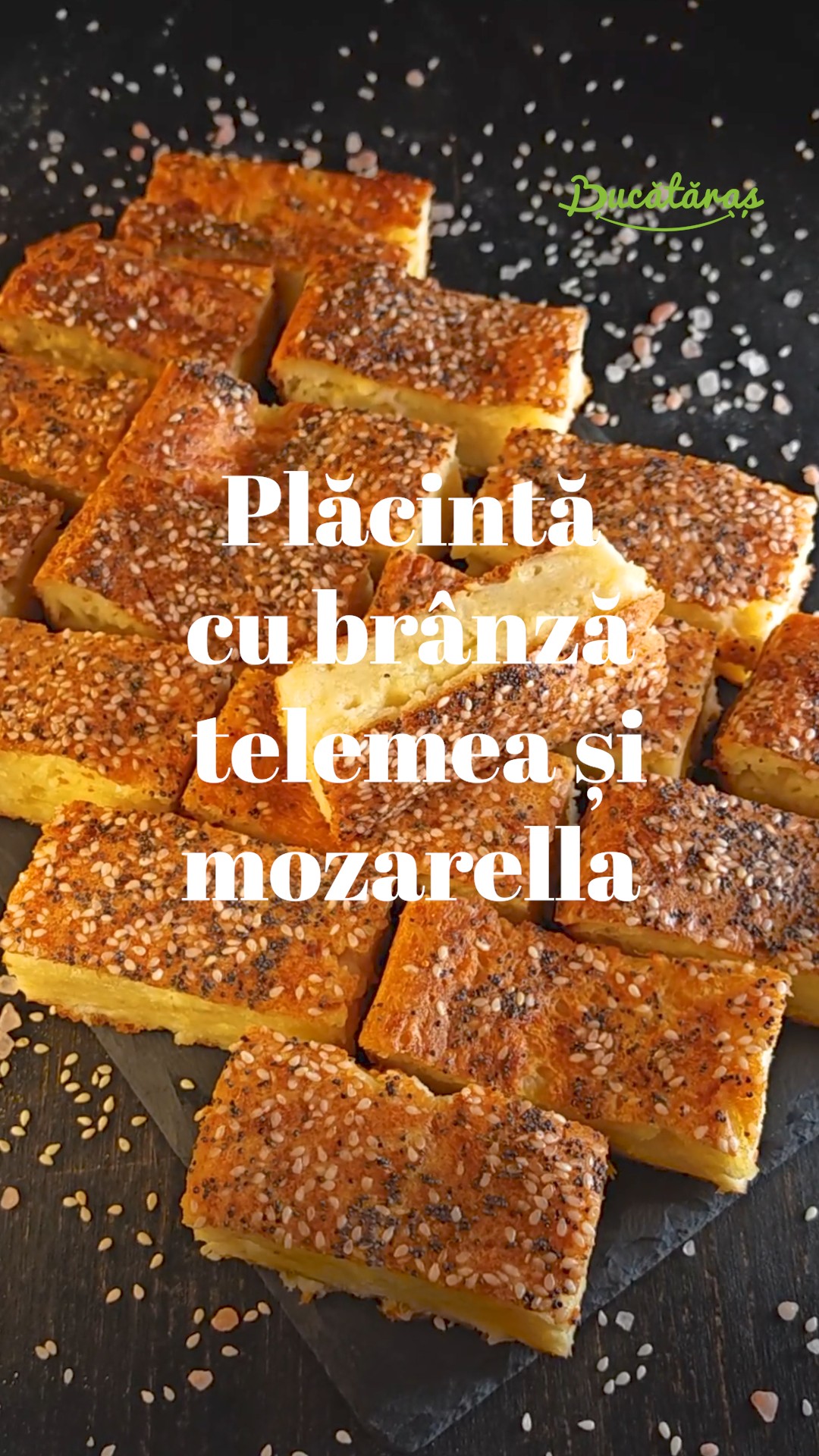 Plăcintă cu telemea și mozzarella - Rapidă și gustoasă